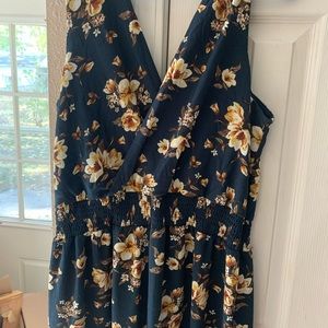 Beautiful blue floral jumpsuit